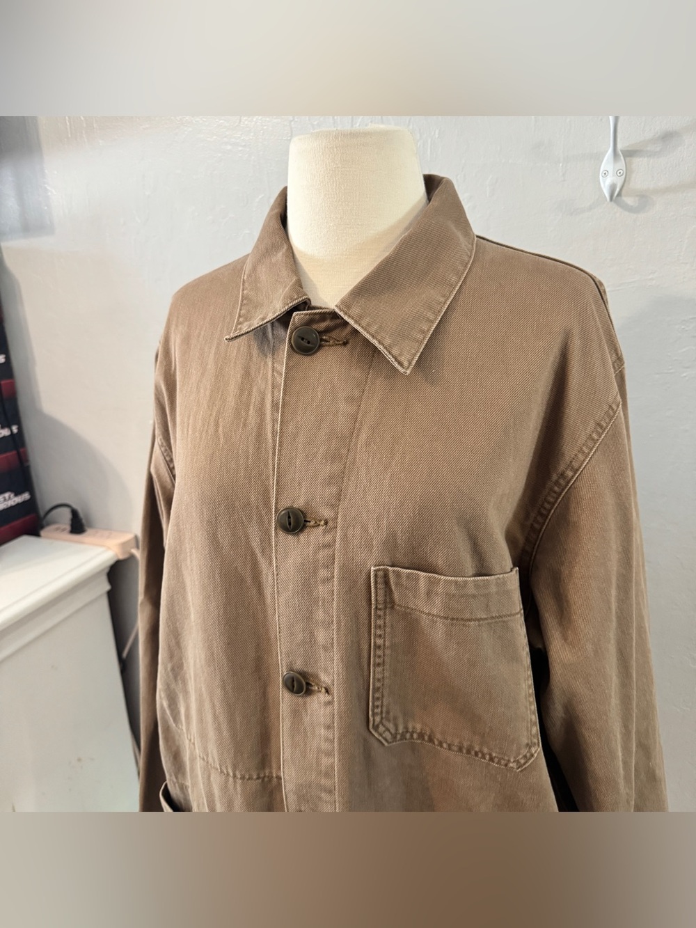 Uniqlo Brown Painters Jacket - Picture 2 of 10